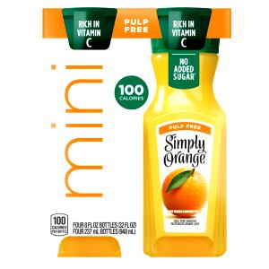 8 Fl Oz Orange Juice, No Pulp