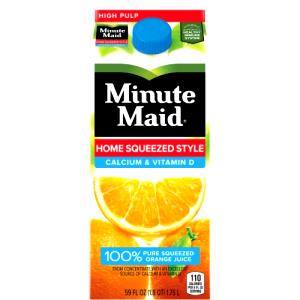 8 Fl Oz Orange Juice W/Calcium & Vit-D, Home-Squeezed Style