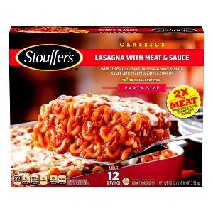 8 Oz Lasagna With Meat & Sauce, Party Size