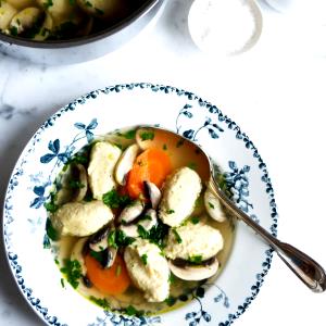 8 oz Rosemary Chicken Dumpling Soup (Small)