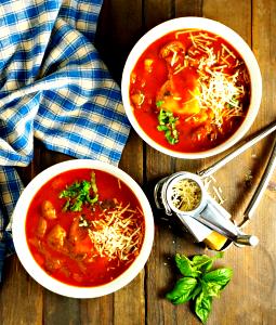 8 Oz Tomato Basil W/Ravoli Soup