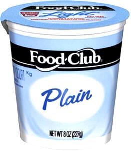 8 Oz Yogurt, Plain, Fat Free