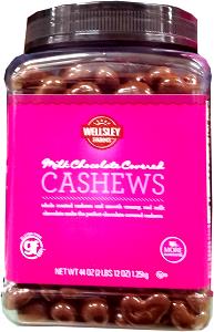 8 pieces (38 g) Milk Chocolate Covered Cashews