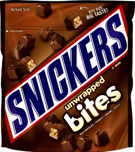 8 Pieces Candy Bar, Unwrapped Bites Pouch, Original