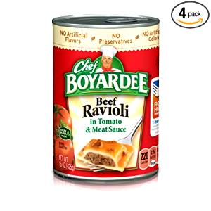 8 ravioli (100 g) Gourmet Beef Ravioli