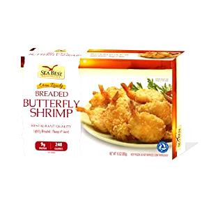 8 shrimp (4 oz) Breaded Butterfly Shrimp