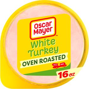 8 Slices White Turkey Lunchmeat, Oven Roasted