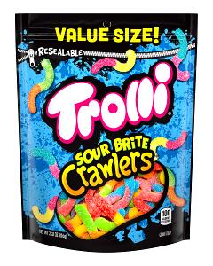 8 worms (32 g) Sour Brite Crawlers