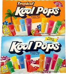 85 Grams Kool Pops Freezer Bars, Variety