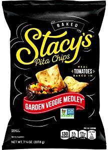 9 chips (1 oz) Garden Veggie Medley Pita Chips