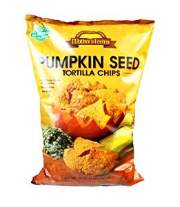 9 chips (28 g) Pumpkin Seed Tortilla Chips