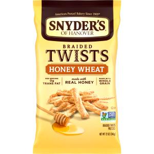 9 pieces (28 g) Honey Wheat Braided Pretzels