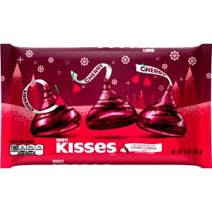 9 pieces (42 g) Milk Chocolate Kisses filled with Cherry Cordial Creme