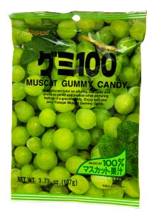 9 pieces (45 g) Gummy Muscat Fresh and Juicy Candies