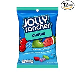 9 pieces Jolly Rancher Chews