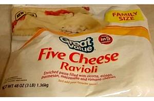 9 raviolis (145 g) Five Cheese Ravioli