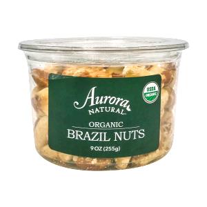 9 whole nuts (30 g) Organic Whole Brazil Nuts