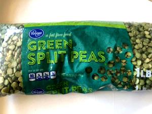 1/4 Cup Split Pea, Green, Dry