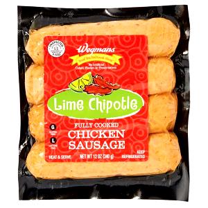 1 link (85 g) Lime Chipotle Chicken Sausage