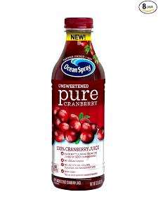 1 Oz Cranberry Juice (Unsweetened)