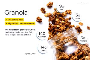 1 serving (8.5 oz) Granola Cereal