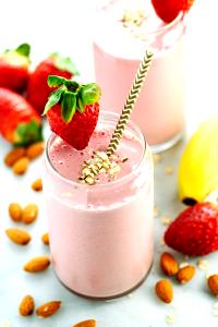 1 Serving Strawberry Stanima W/ Turbinado Smoothie